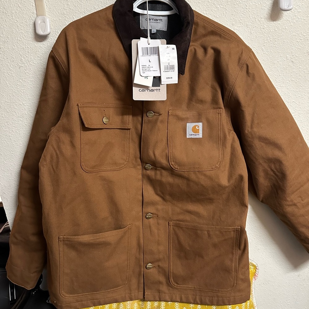 Carhartt WIP Michigan Coat (brown & tobacco) - Picture 3 of 11